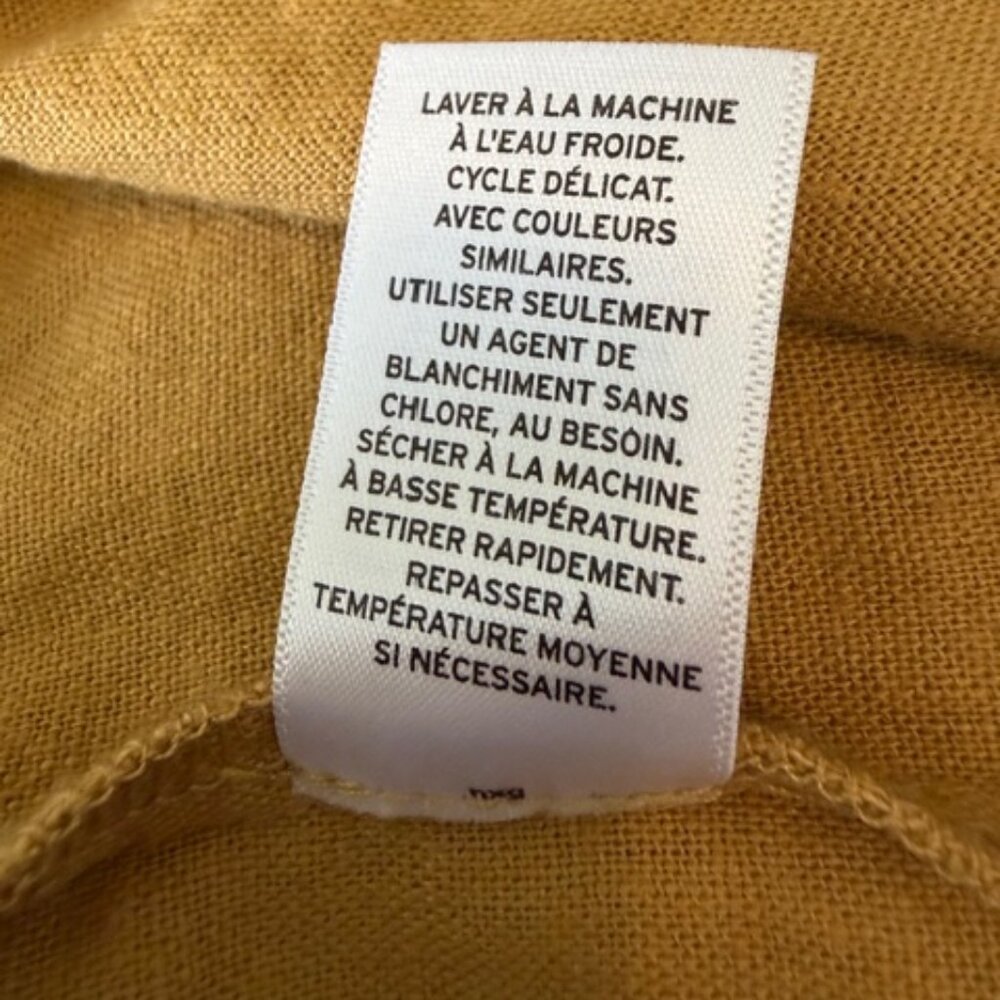 bp Mustard Button-Front Midi Dress - Picture 7 of 9